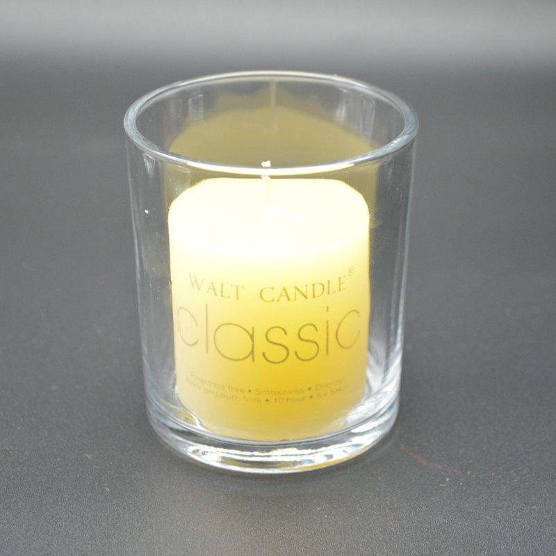 wholesale 200ml clear round  luxury candle glass jar with afterpay available