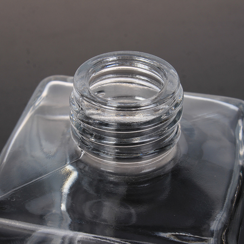 wholesale 200ml empty amber car square reed diffuser bottle glass aroma diffuser bottle with lids
