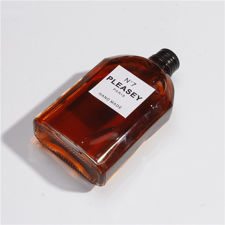 wholesale 200ml empty bordeaux shape glass wine bottle