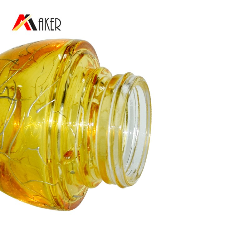 wholesale 20g 30g 50g 1oz 2oz gold alumite cap glass lotion eye cosmetic packaging skincare cream jar