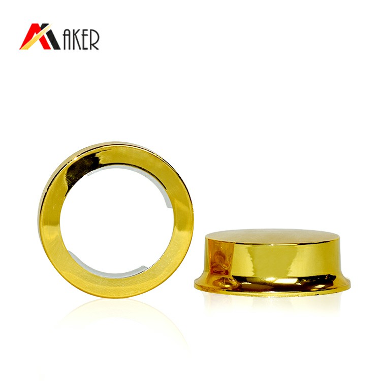 wholesale 20g 30g 50g 1oz 2oz gold alumite cap glass lotion eye cosmetic packaging skincare cream jar