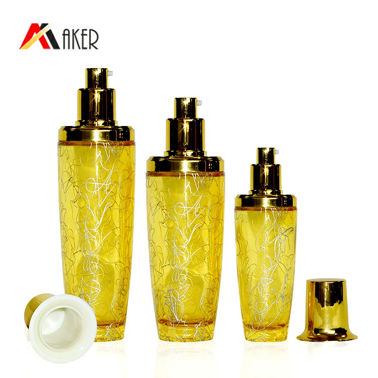 wholesale 20g 30g 50g 50ml 100ml 120ml cosmetic glass bottle sets glass jar for skincare face cream lotion bottle