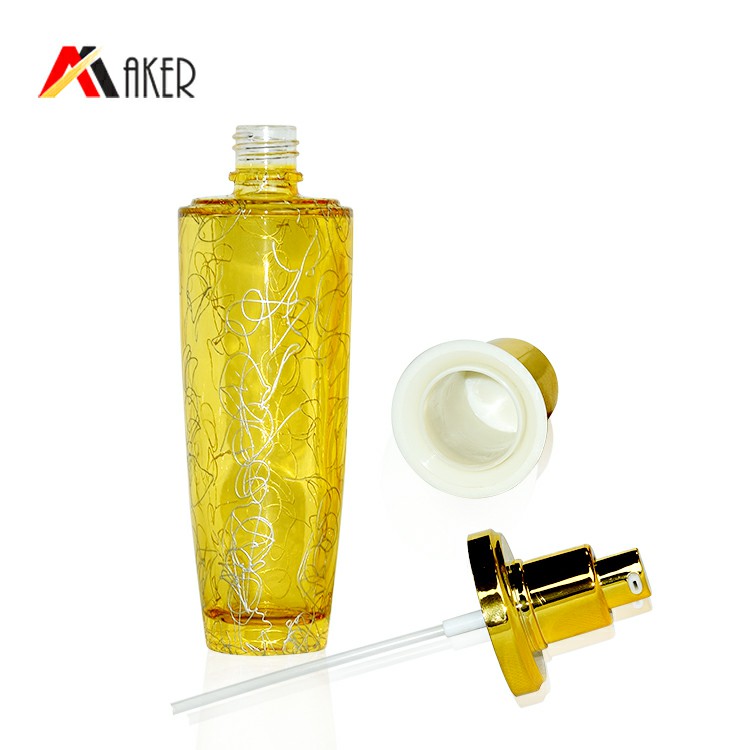 wholesale 20g 30g 50g 50ml 100ml 120ml cosmetic glass bottle sets glass jar for skincare face cream lotion bottle