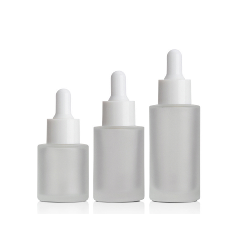 wholesale 20ml 30ml 40ml essential oil bottles amber clear frosted serum lotion cosmetic skincare packaging glass dropper bottle