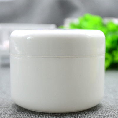 wholesale 250G Empty Plastic white and clear Jar ,Containers Refill 250g Cosmetic Cream Lotion Bottle