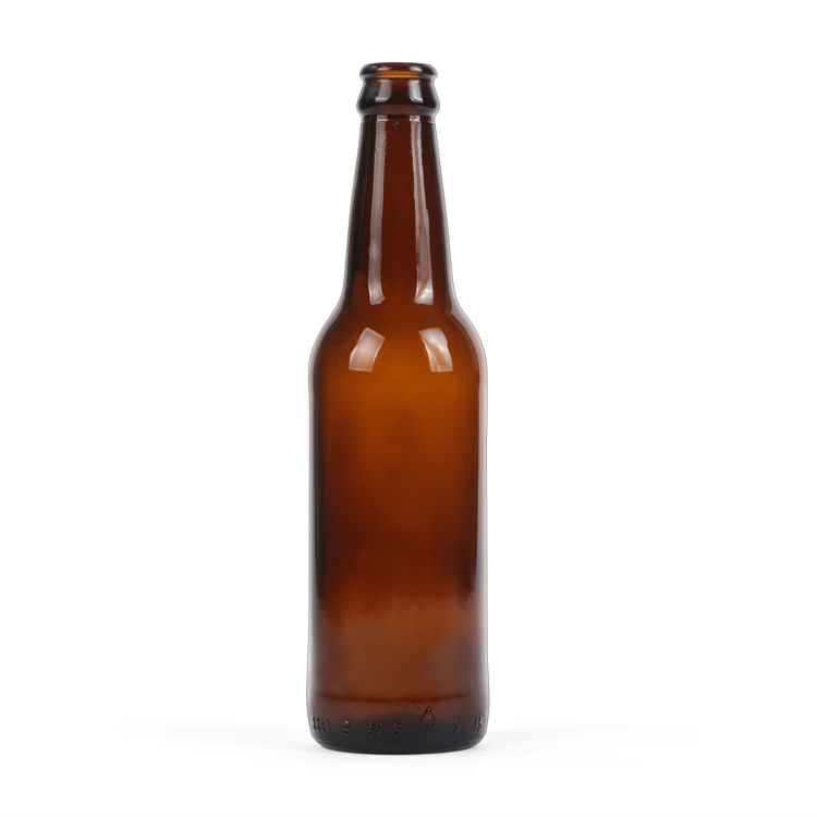 wholesale 250ml 330ml 500ml amber glass beer bottle