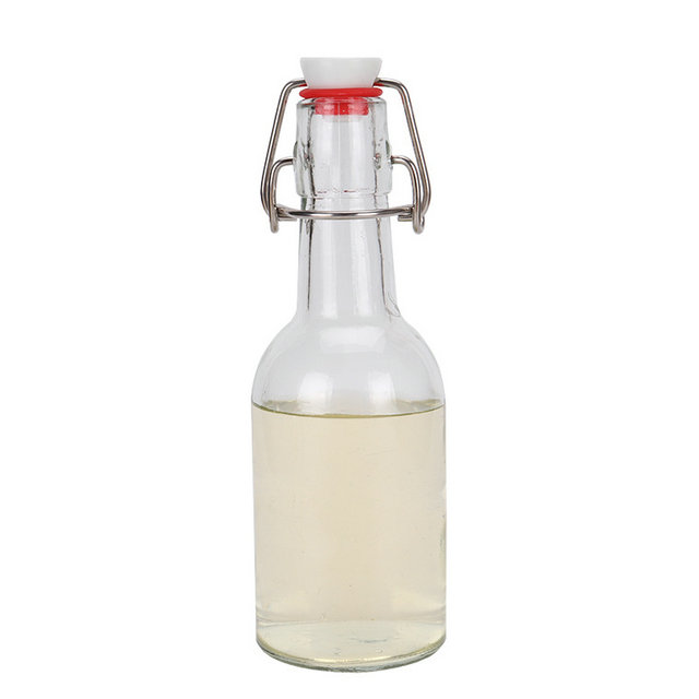 wholesale 250ml 500ml Clear Glass Bottles with Swing Top Bottles for Beverages,wine,beer