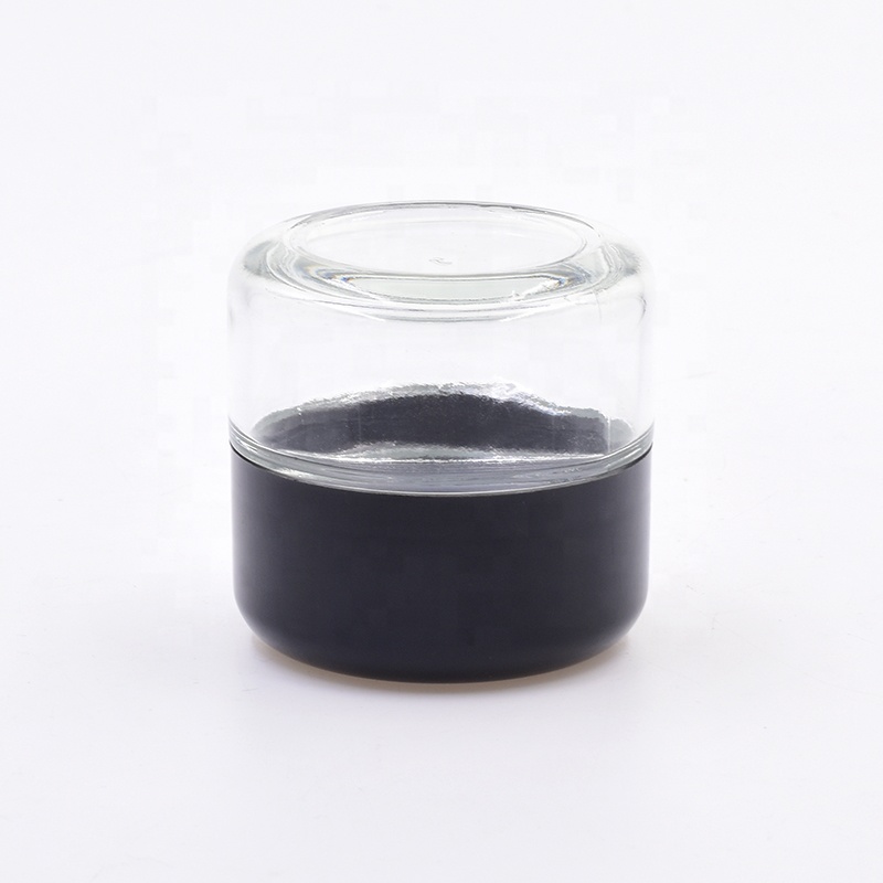 wholesale 2oz 3 oz clear round flower packaging concentrate jar cosmetic weed jar cbd child resistant glass jar with dome CR lid