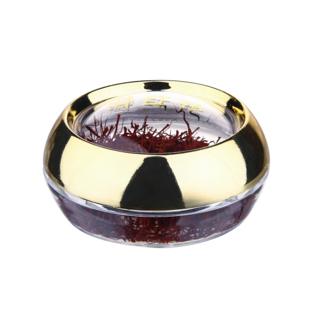 wholesale 2oz capsule storage jar 50ml empty saffron thread luxury plastic bottle