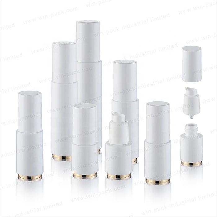 wholesale 30g 50g 40ml 100ml 120ml cosmetic white glass bottle sets glass jar for skincare face cream lotion bottle