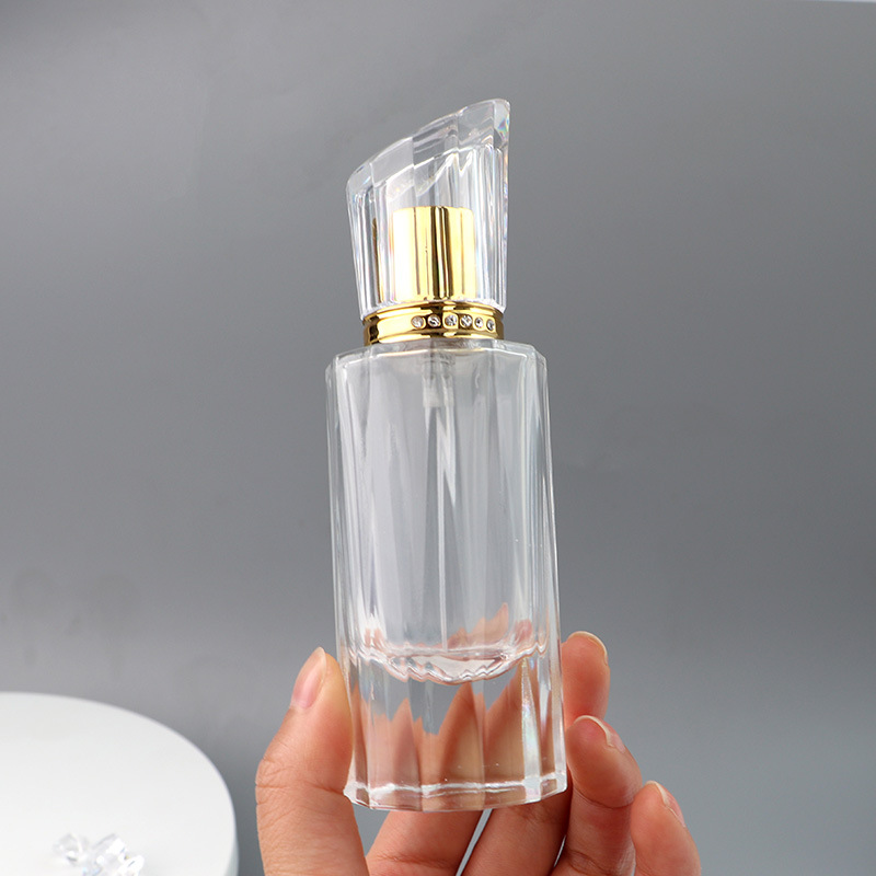 wholesale 30ml 50ml 100ml normal round perfume glass bottle for Customised Perfume Bottle 1oz Spray