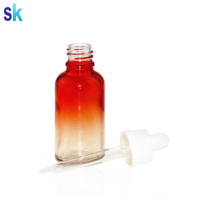 wholesale 30ml 50ml 100ml round frasco gotero graduated glass bottle wit dropper pipette