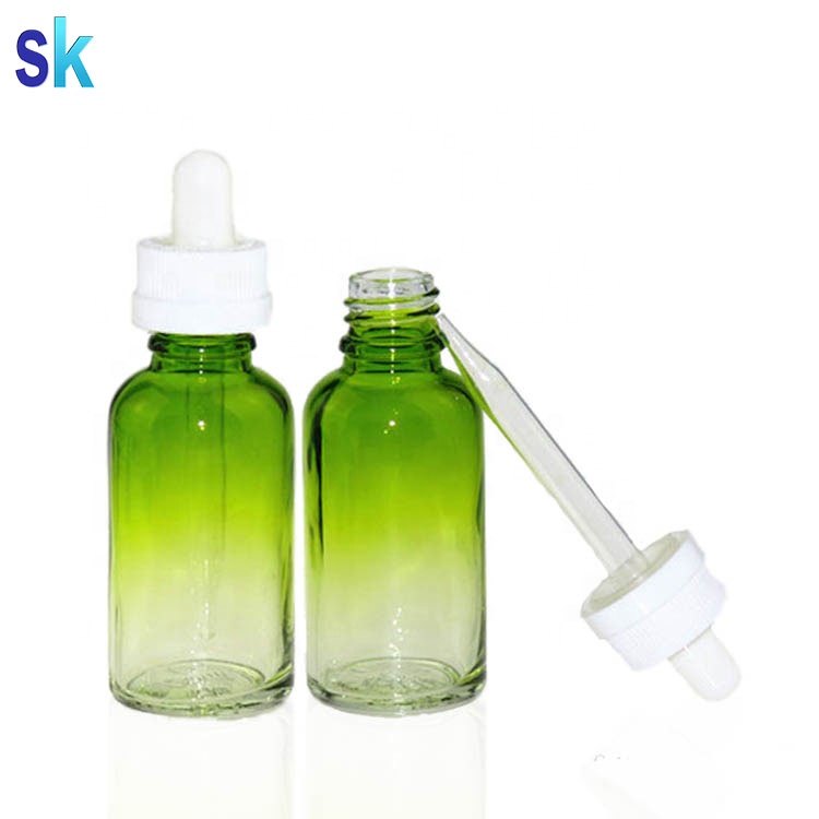 wholesale 30ml 50ml 100ml round frasco gotero graduated glass bottle wit dropper pipette