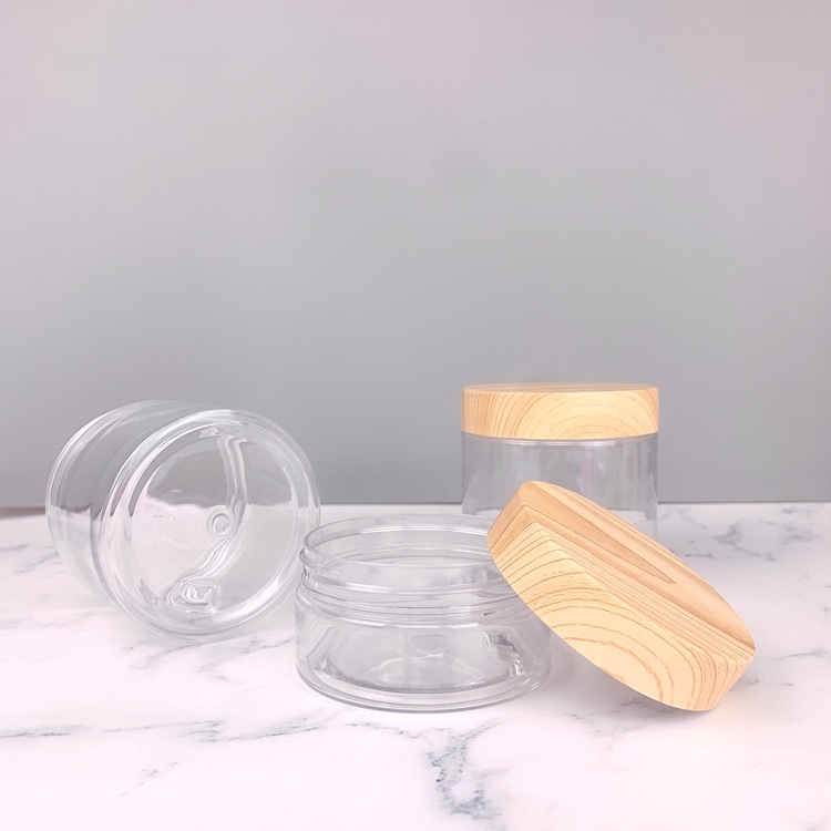 wholesale 30ml 50ml pet transparent cream jar