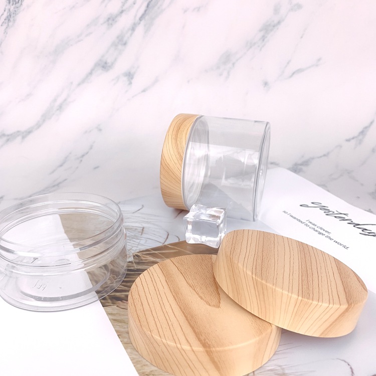 wholesale 30ml 50ml pet transparent cream jar