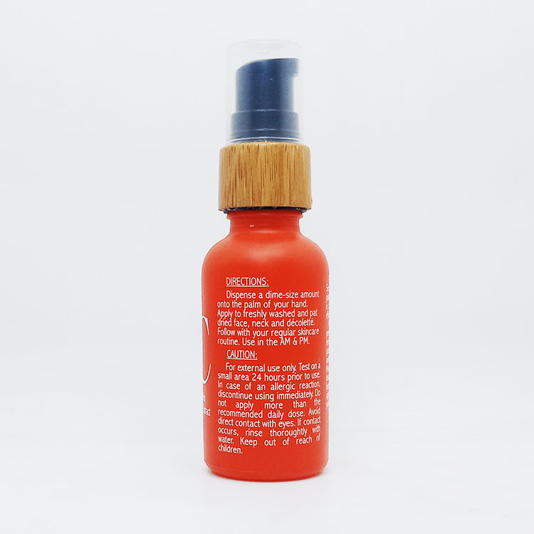 wholesale 30ml 50ml yellow glass dropper bottle for essential oil cosmetic packaging bottle with bamboo screw cap