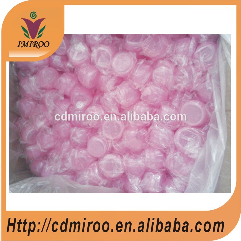 wholesale 30ml plastic mushroom cosmetics jar for cream, cosmetic jars with colors