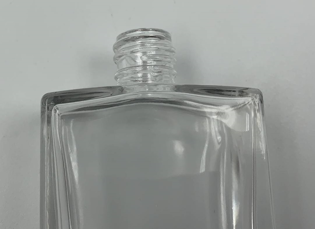 wholesale 30ml square shape clear dropper essential oil glass bottle