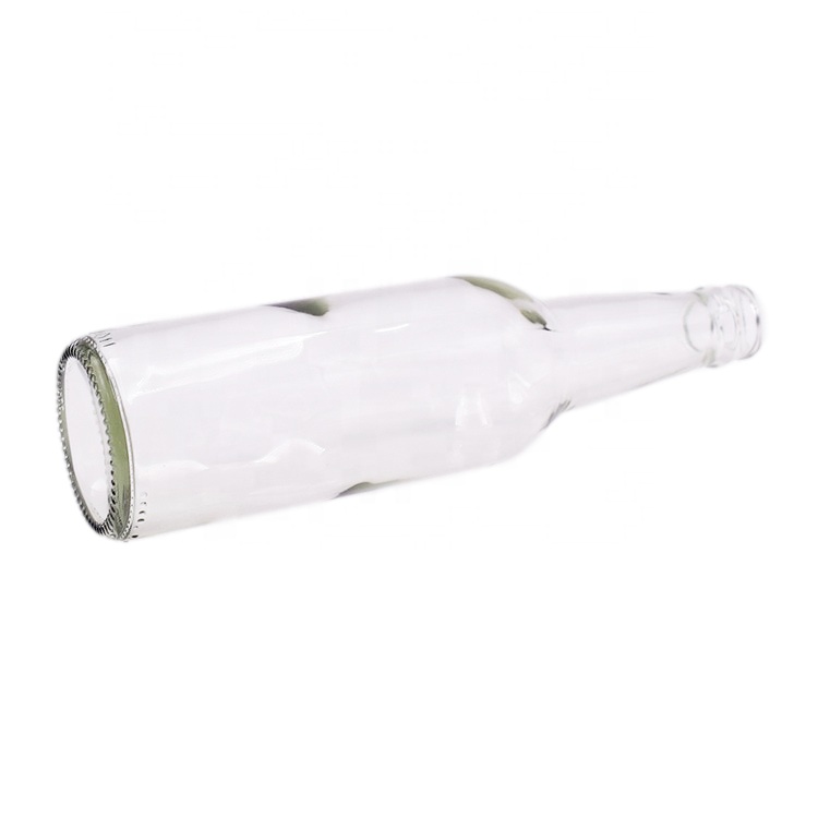 wholesale 330ml long neck flint beer glass bottle