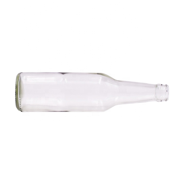 wholesale 330ml long neck flint beer glass bottle