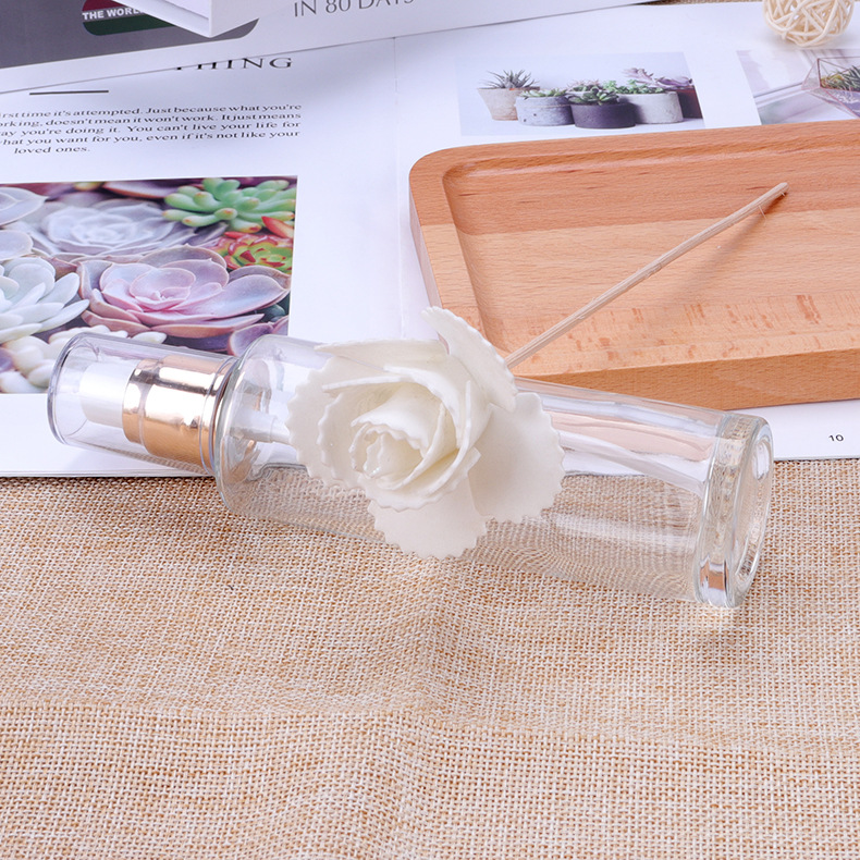 wholesale 40ml cosmetic glass bottle sets glass jar for skincare face cream lotion bottle