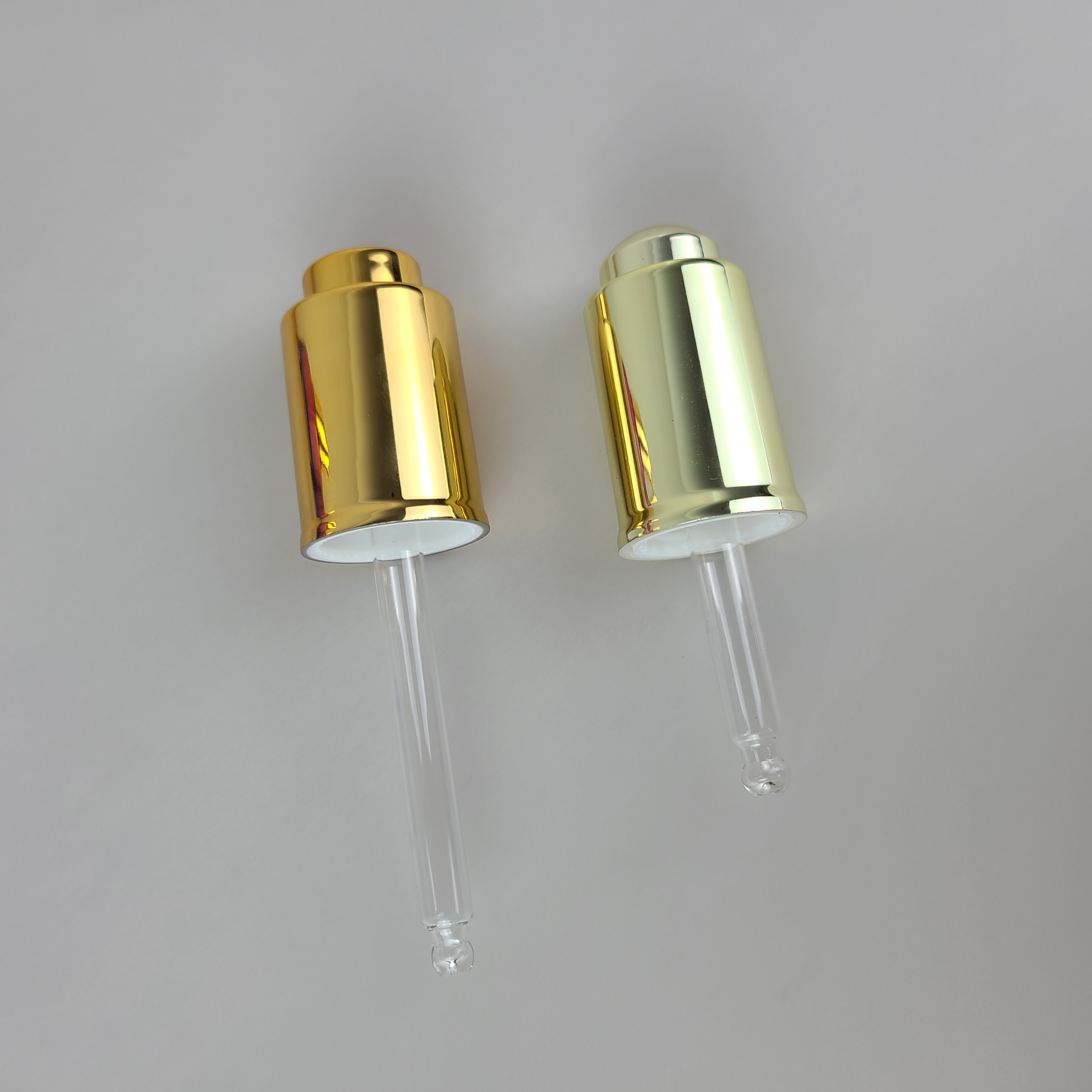 wholesale 40ml square gradient thicken glass purple essential oil dropper bottle