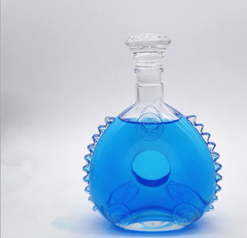 wholesale 450ml top grade red wine glass bottle XO beer white spirit bottle