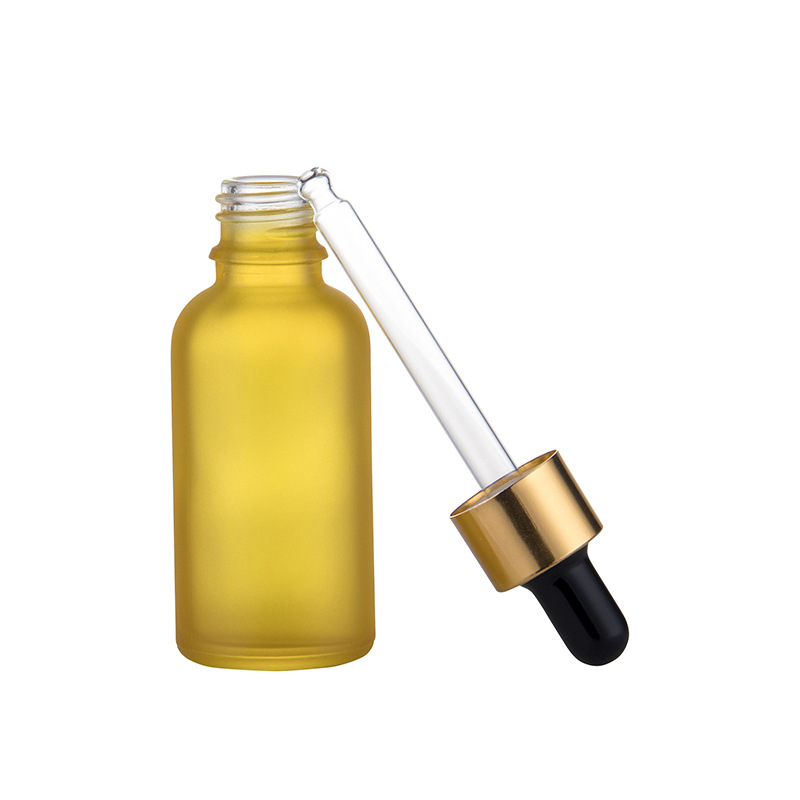 wholesale 5 ml 10 ml 15 ml 20 ml 30 ml 50 ml 100 ml frosted essential oil bottle 30 ml colorful dropper bottles glass