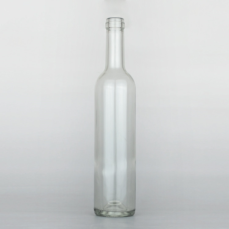 wholesale 500ml 750ml empty bordeaux shape glass wine bottle