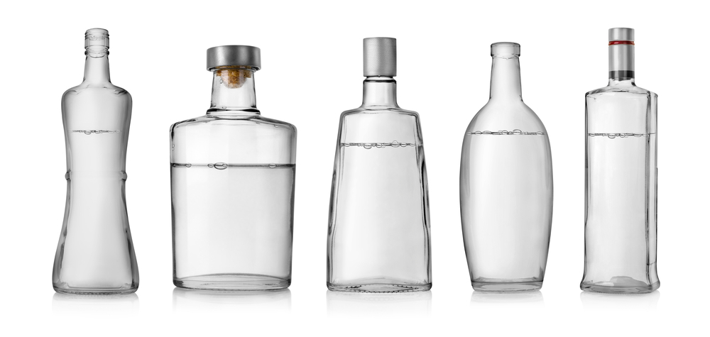 wholesale 500ml 750ml fancy vodka alcohol spirits liquor whisky glass bottle