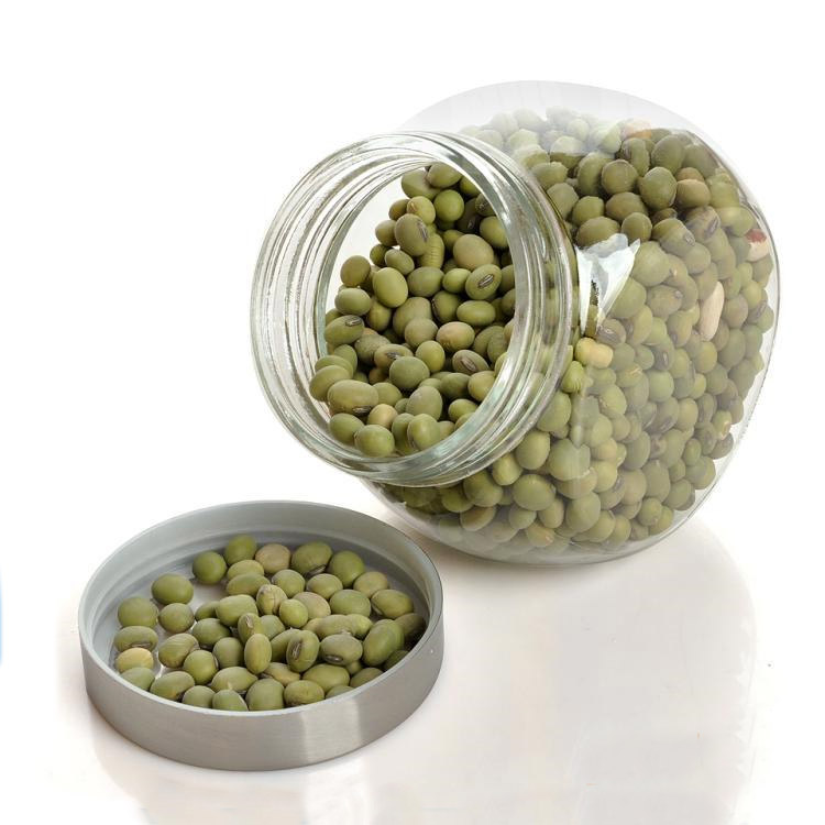 wholesale 50ml 180ml 380ml 500ml unique shape sealed glass candy jar with acrylic cap