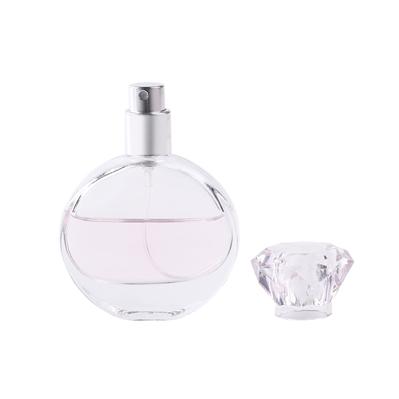 wholesale 50ml elegant perfume bottle with luxury cap