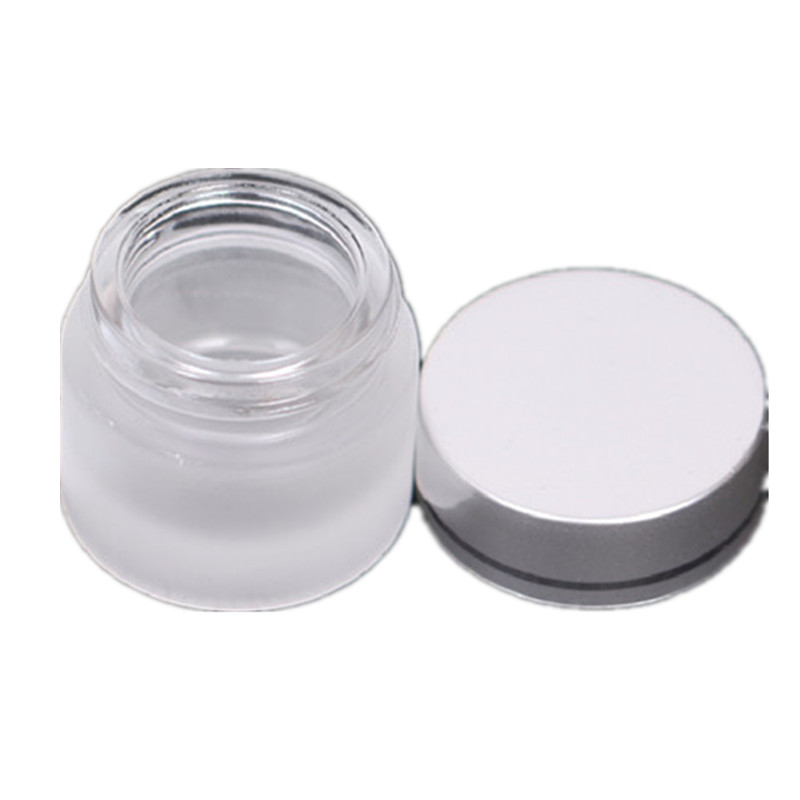 wholesale 5g 10g 20g 30g 50g 100g frost clear round cosmetic skin care cream glass jar