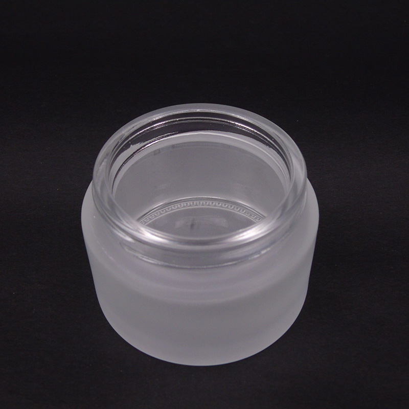 wholesale 5g 10g 20g 30g 50g 100g frost clear round cosmetic skin care cream glass jar