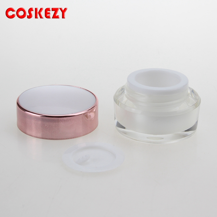 wholesale 5g small acrylic cream jar 5g cosmetic packaging, eye cream or body cream