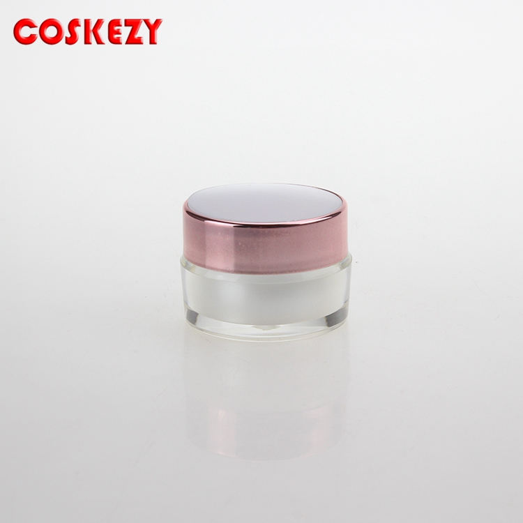 wholesale 5g small acrylic cream jar 5g cosmetic packaging, eye cream or body cream
