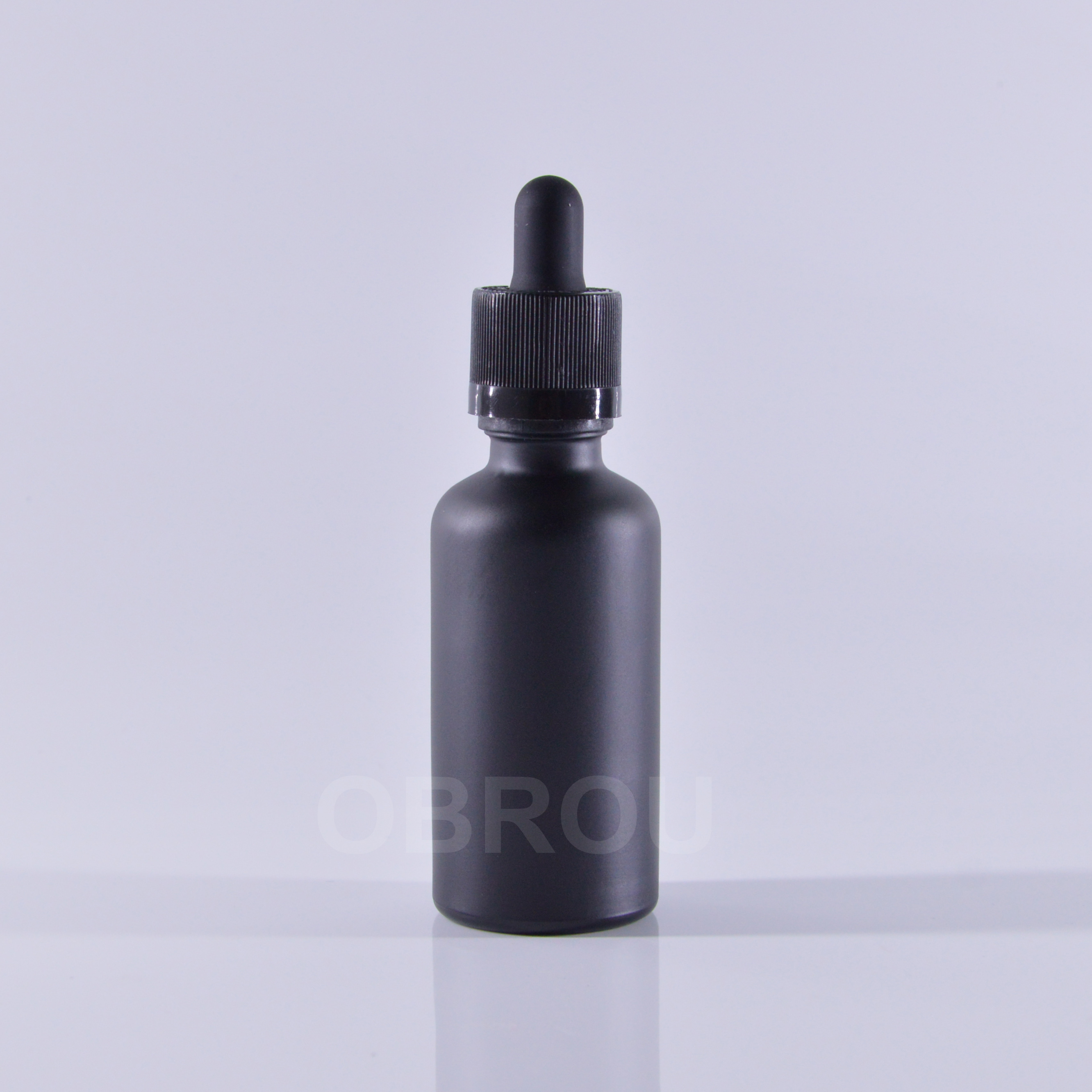 wholesale 5ml 10ml 15ml 20ml 30ml 50ml 60ml 100ml 120ml matte black dropper e liquid bottles essential oil glass dropper bottle