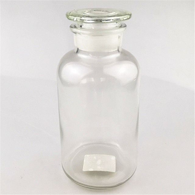 wholesale 60ml 125ml 250ml 500ml 1000ml clear chemical glass reagent bottle Laboratory Bottle,