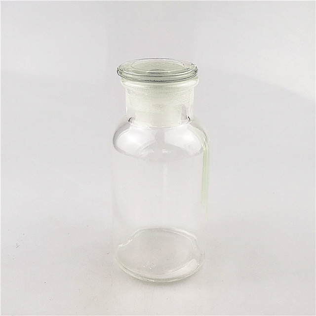 wholesale 60ml 125ml 250ml 500ml 1000ml clear chemical glass reagent bottle Laboratory Bottle,