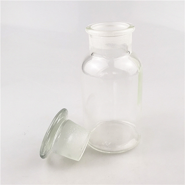 wholesale 60ml 125ml 250ml 500ml 1000ml clear chemical glass reagent bottle Laboratory Bottle,