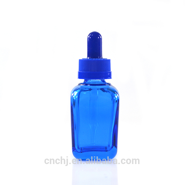 wholesale 60ml 30ml frosted matte square white glass dropper bottle for essential oil