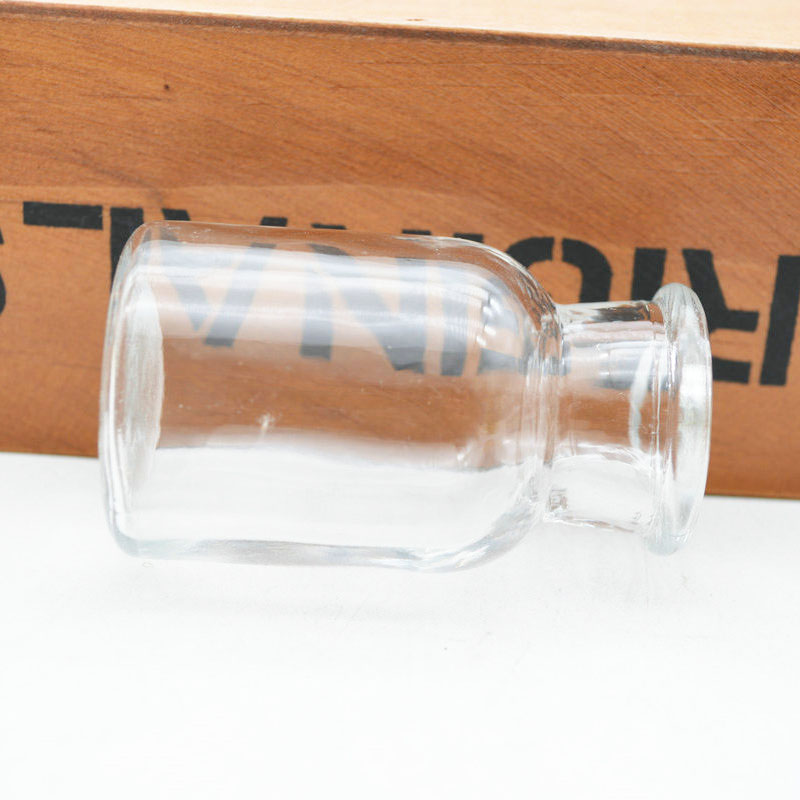 wholesale 60ml clear glass apothecary bottles with glass lid