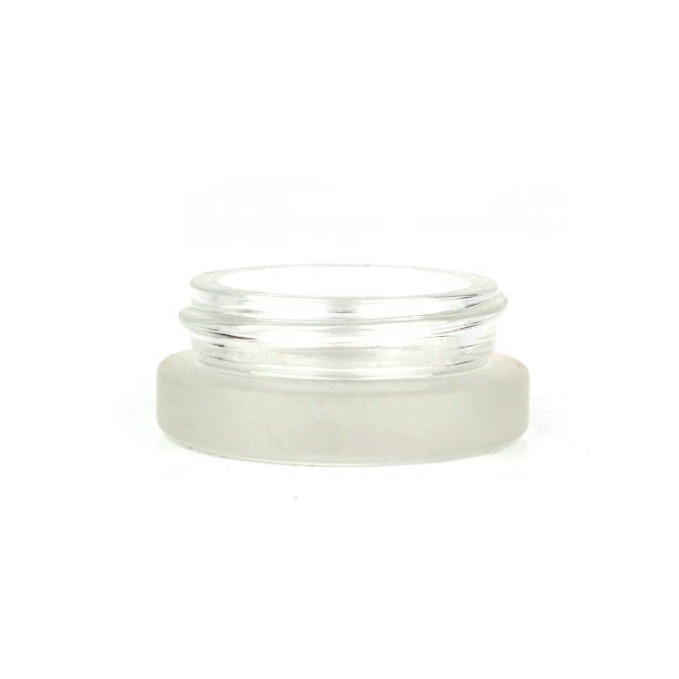 wholesale 7ml 10ml empty cosmetic skin care glass jar bottle for face cream lotion with bamboo wooded lid