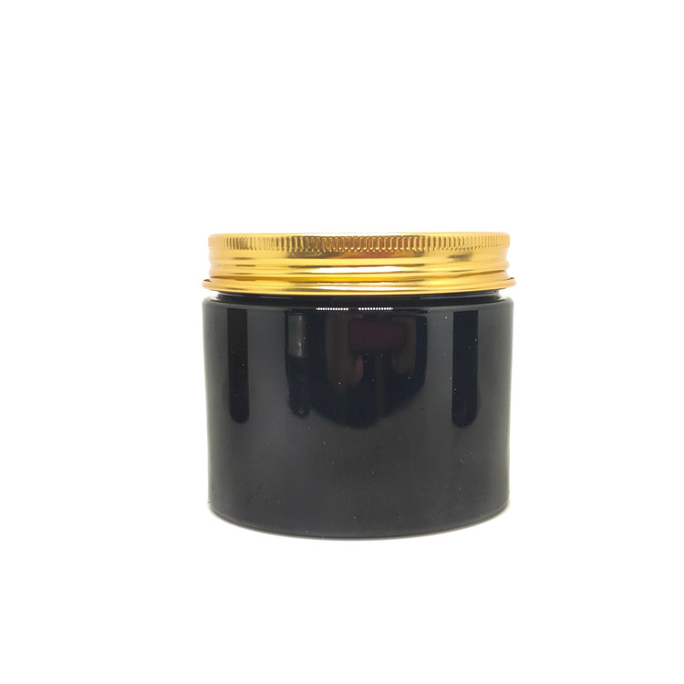 wholesale 8oz matte black pet cosmetic toples plastik potjes plastic jars with lids