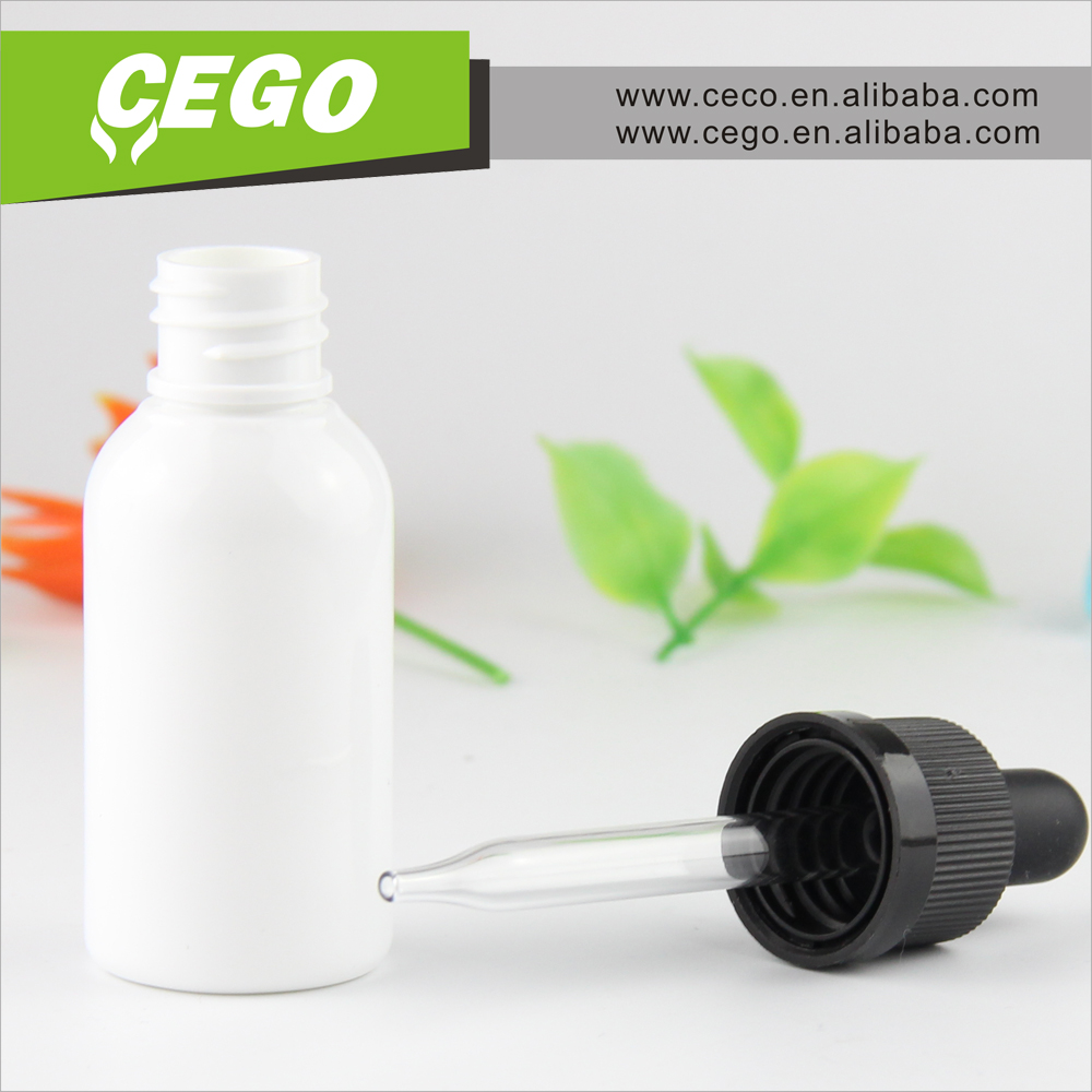 wholesale CECO e liquid packing supplier bottle pipette 30ml dropper glass bottle