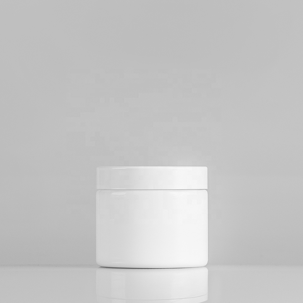 wholesale China factory 50g opal glass jar for skincare packaging