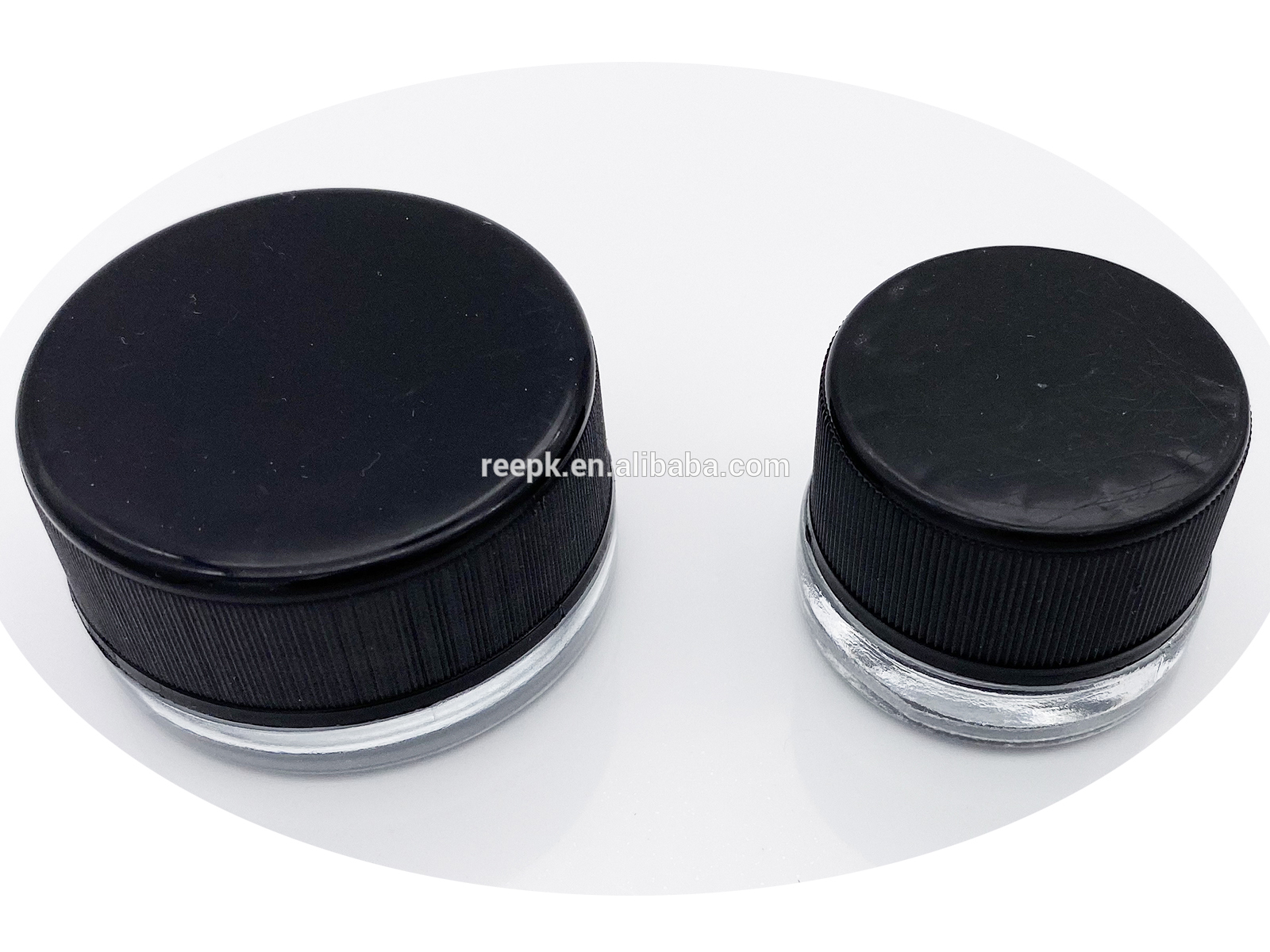 wholesale Concentrate container rosin dab bottle 9ml empty child proof glass jar with CR cap