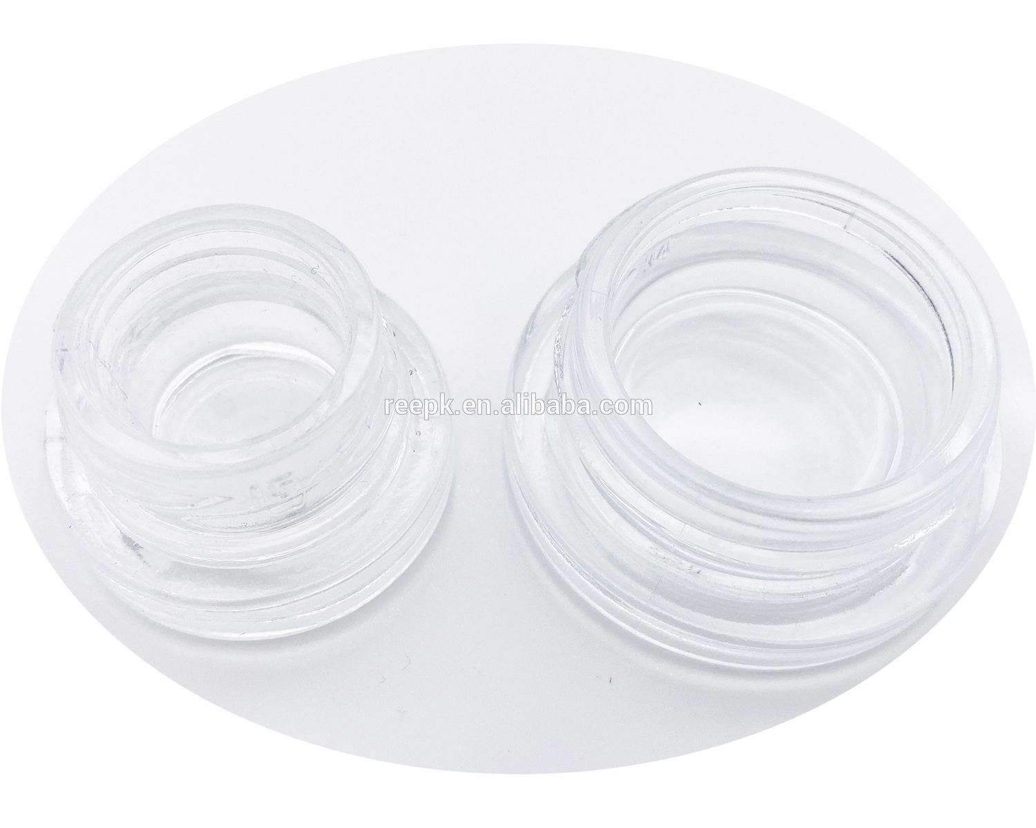 wholesale Concentrate container rosin dab bottle 9ml empty child proof glass jar with CR cap