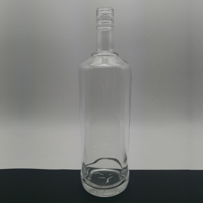 wholesale Custom 750ml vodka with private label Empty Glass Bottle