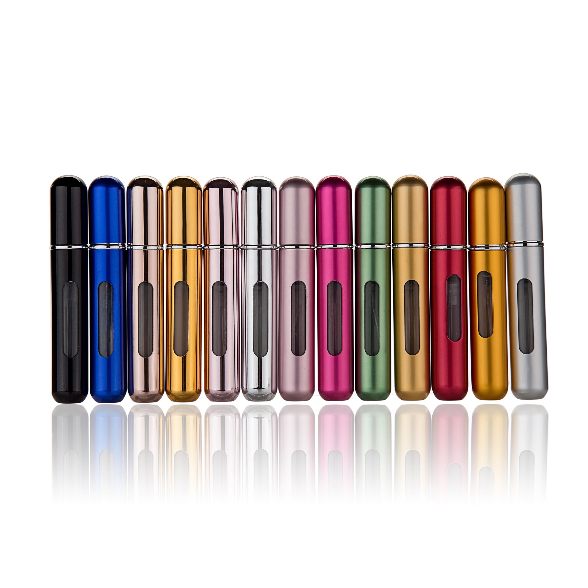 wholesale Free Sample Luxury 5ml 6ml 8ml refillable perfume spray bottle